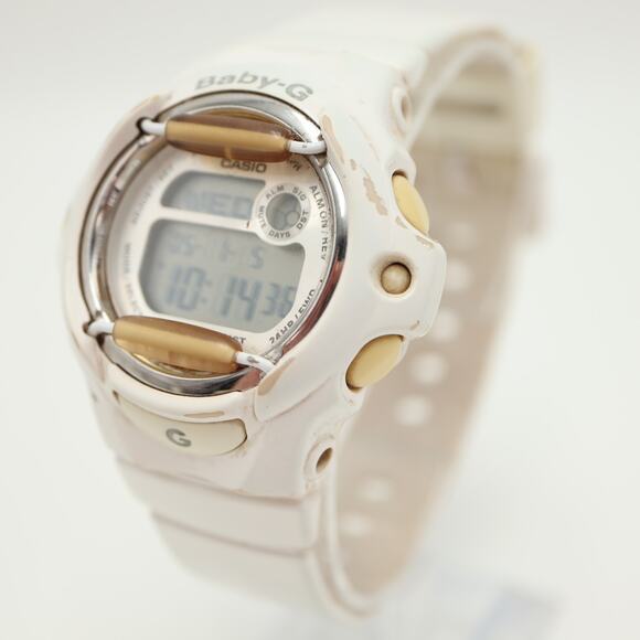 Casio Baby G Shock White Unisex 43mm Digital Watch BG-169R 3252 w New Battery - Picture 9 of 15